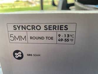Syncro Series 5mm Round Toe Wetsuit Boots