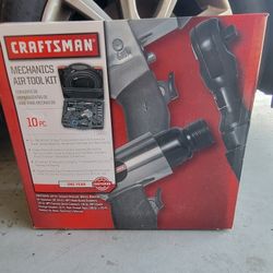 craftsman  mechanics 10 piece air tool kit