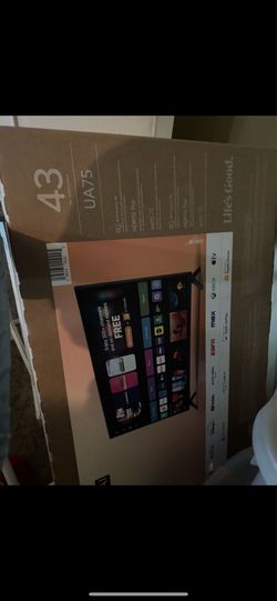 LG 43-inch UA75 Series 4K Smart TV.