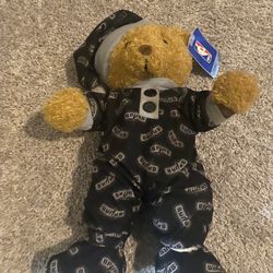 NBA San Antonio Spurs Teddy Bear Plush Officially Licensed 2000s Good Stuff 13” New with tags 