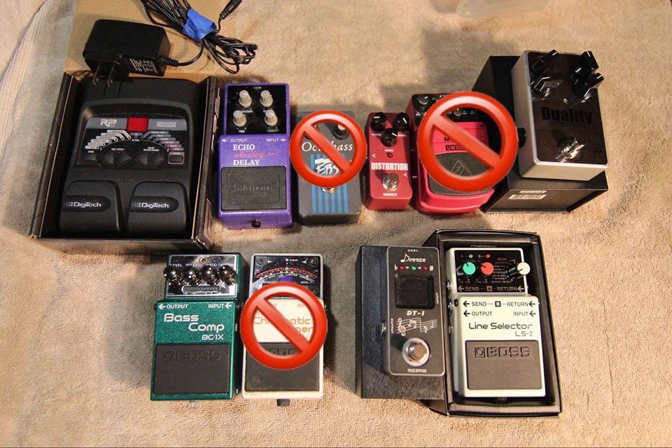 Guitar effects pedals (individual prices in descript.)