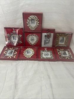 9 Arron Brothers Christmas Ornaments NIB