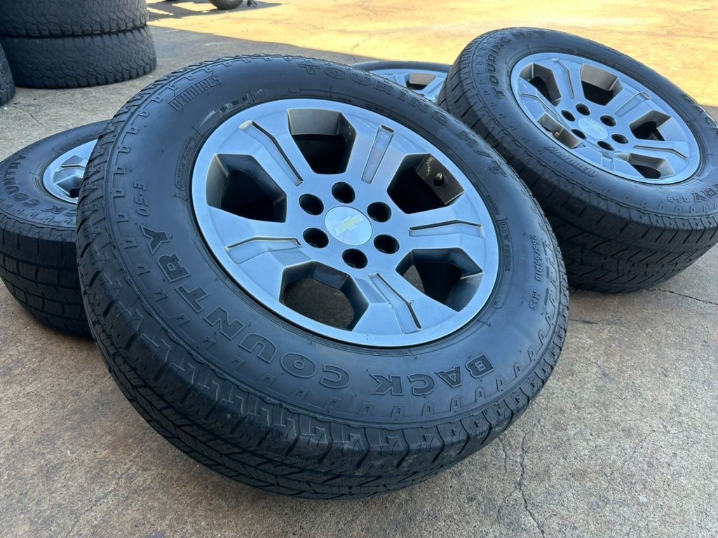 18" OEM 2018 Chevy Tahoe Wheels SIlverado Rims Tires GMC Sierra Yukon