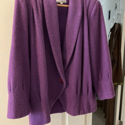 The New Jacket (M Size). Purple Color 