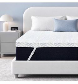 Extra Firm Mattress Topper Twin XL 3 Inch, Premier High Density Foam Bed Topper for Back Pain, Cooling Mattress Pad in a Box with Removable Cover, Fib