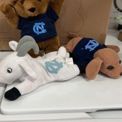 Vintage UNC Tar Heel Teddy & Beanie Babies 