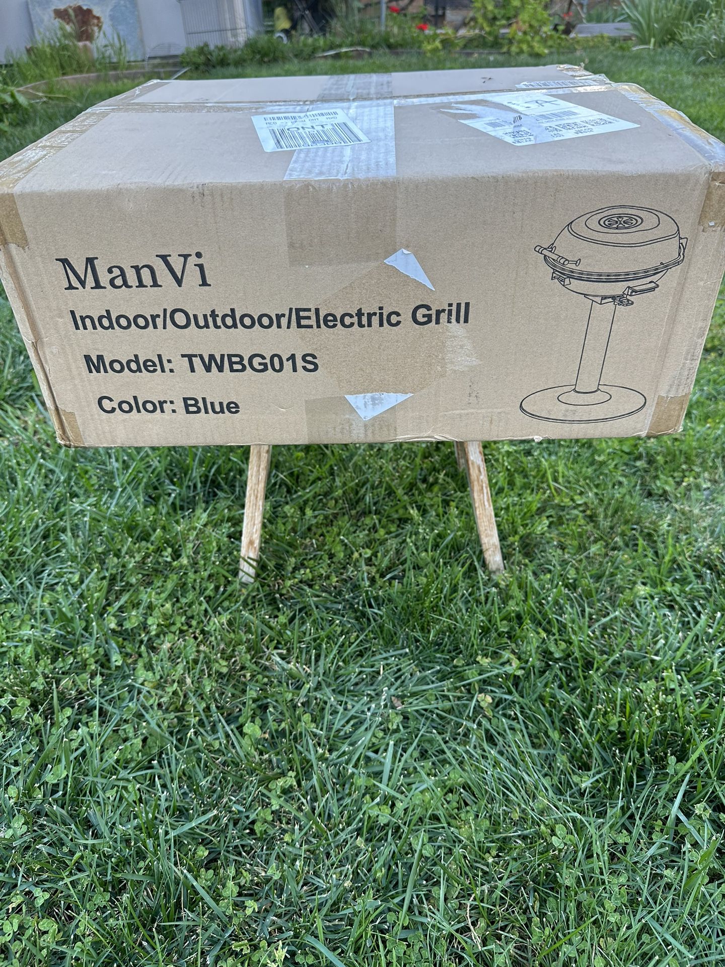 ELECTRIC GRILL ManVi Indoor/ Outdoor Used