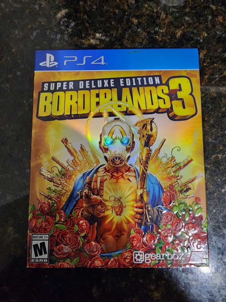 Borderlands 3 Super Deluxe Edition (PS4) w/ Steelbook & Season Pass (Physical Disc)
