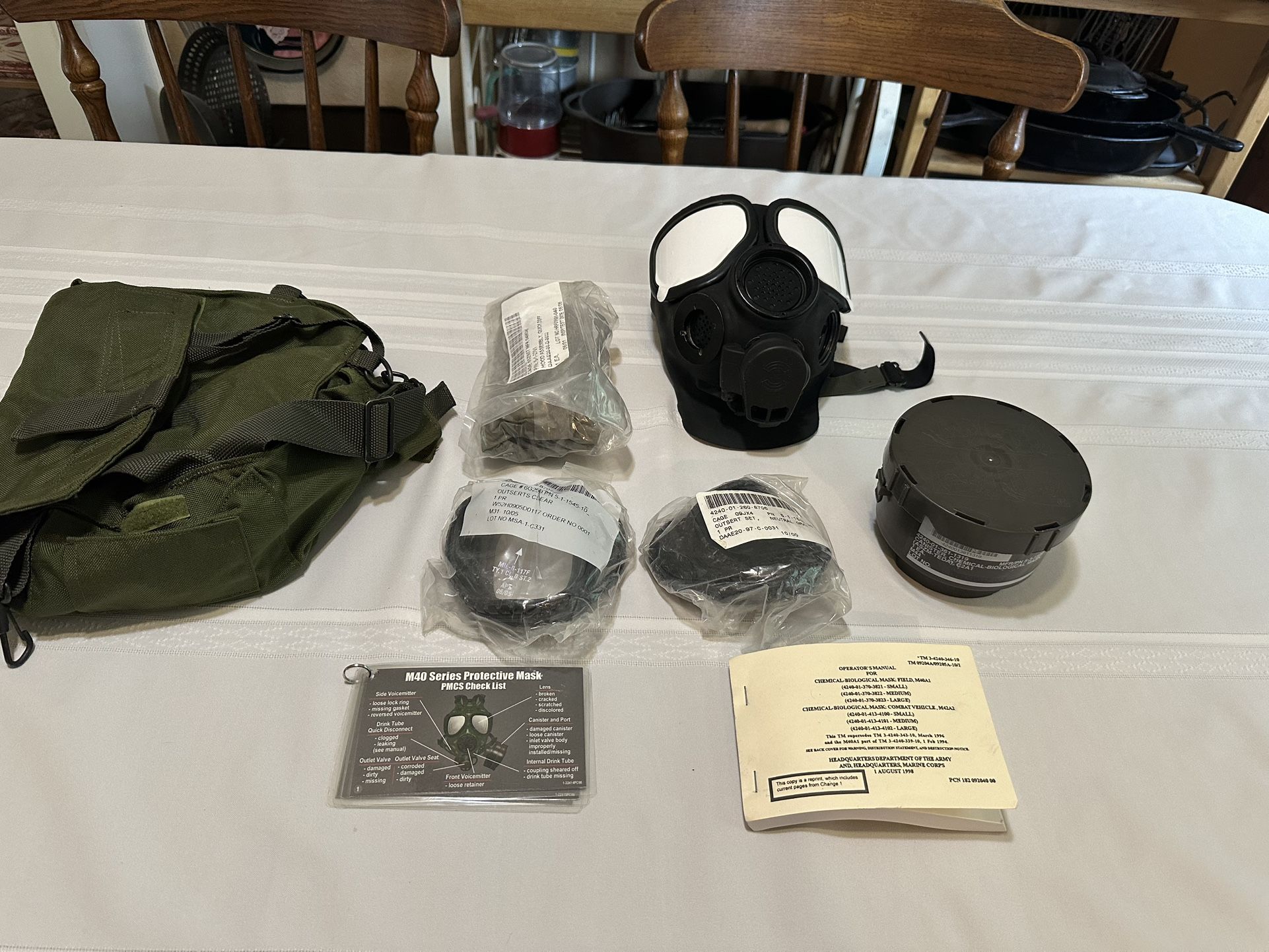 M40 Series Protective NBC Gas Mask