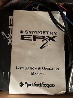 【ジャンク】ロックフォードSYMMETRY EPX2 プロセッサー ジャンク】ロックフォードSYMMETRY EPX2 プロセッサー - メルカリ