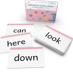 Magnetic Flash Cards 40 Sight Words Level 1