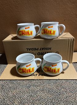 Bowls “ Hot Chili” Set Of 4