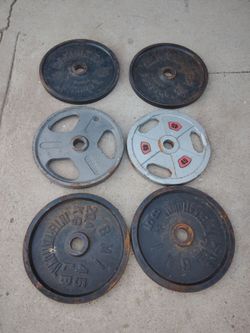 45lb Olympic weight plates/ weights/ gym equipment/ pesas