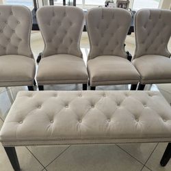 Z Gallerie Dining Chairs 