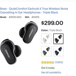 Like New Bose Earbuds 