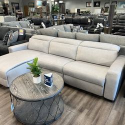 Sofa Chaise Sectional With Sleeper Memory Foam Bed 