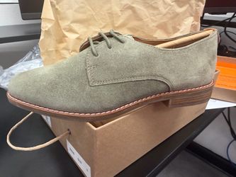 Aronson Algae Suede Oxford Shoes Size 7
