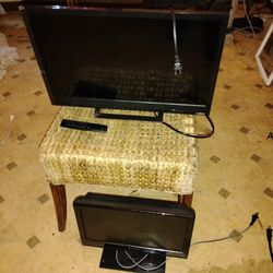 2 Small TVs 