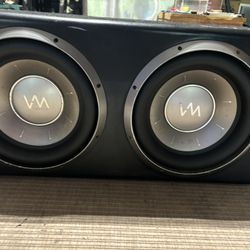 12” Vm Bass Speakers With 1200 Watt Jc Power Amp