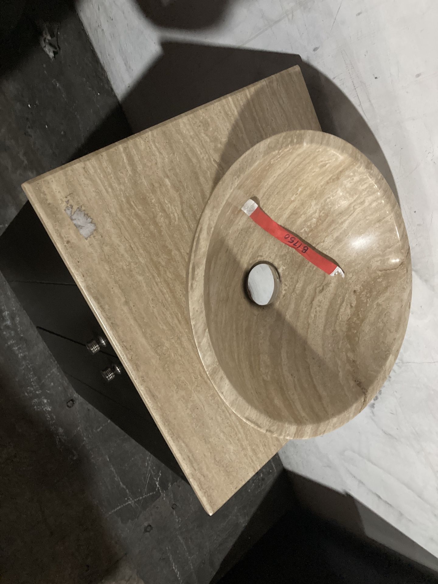 22” Vessel Sink Vanity Espresso Bathroom Cabinet B1750