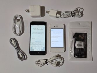 Locked Apple iPhone 6 64GB and 4S 32GB