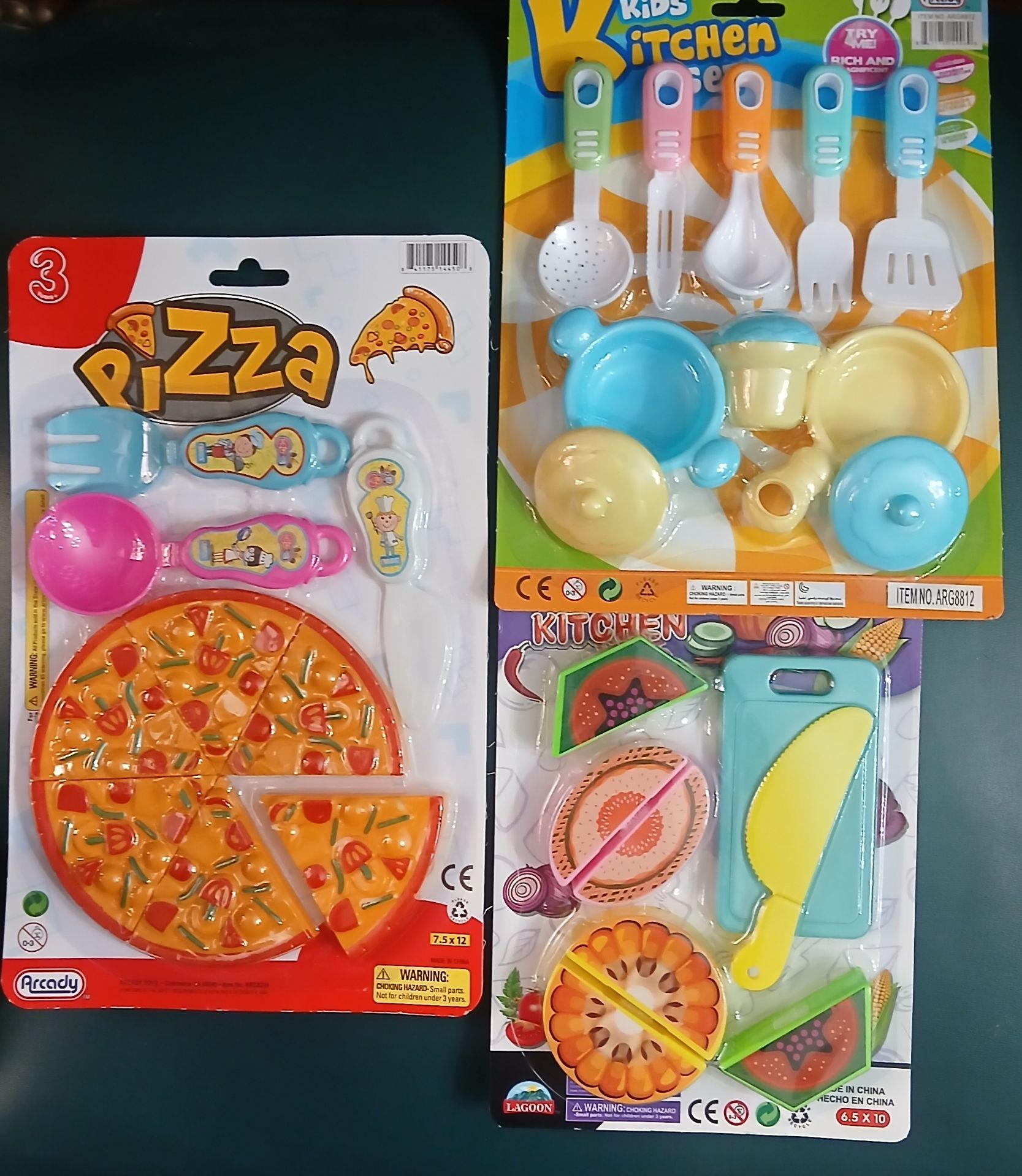 NEW PRETEND FOOD PLAYSETS ( ALL 3)