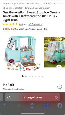 Ice cream truck for kids