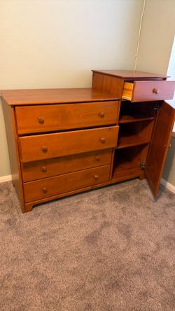 Vintage dresser , changing table, cabinet