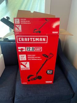 New Craftsman 12 Amp Corded Weed Trimmer / Edger