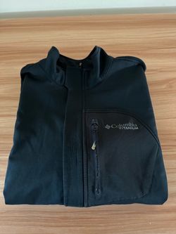 Columbia Titanium Black Softshell Jacket talla:XL
