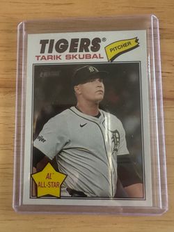 2026 Topps Heritage Tarik Skubal #281 Detroit Tigers AL All-Stars Card