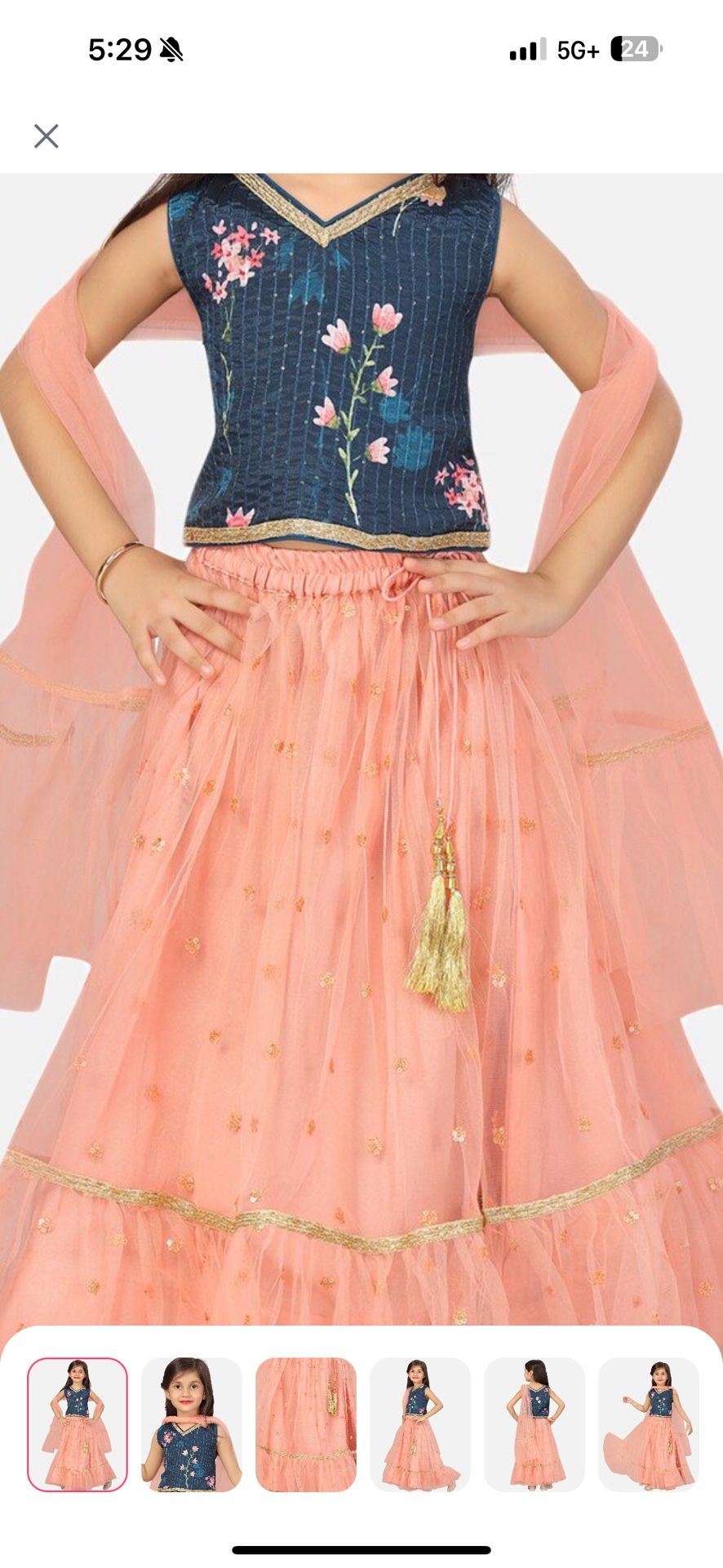 Indian Dress/ Lehenga For Girls