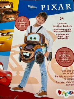Disney Pixar Cars Mater 3D Toddler Costume