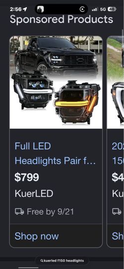 Kuerled f150 head lights