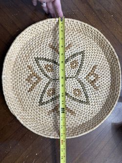 Beautiful Vintage Boho Basket 
