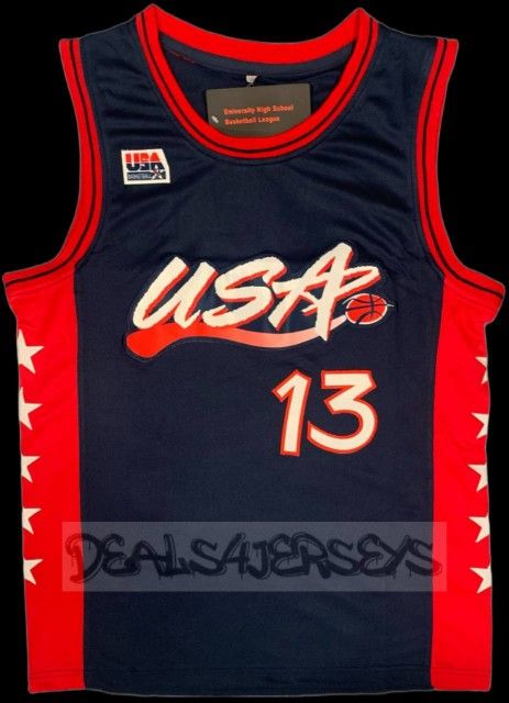 Shaquille O'Neal Olympic USA Jerseys