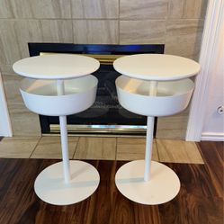 Pair Of Household Side End Tables 