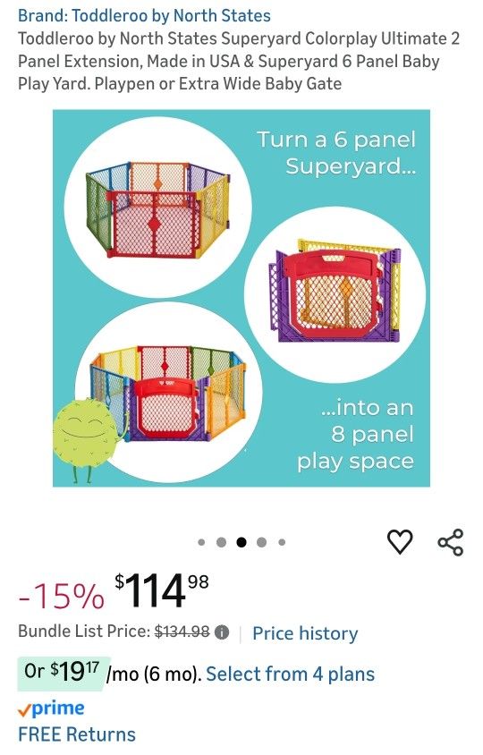 Puppy Play Pen 6 Panels