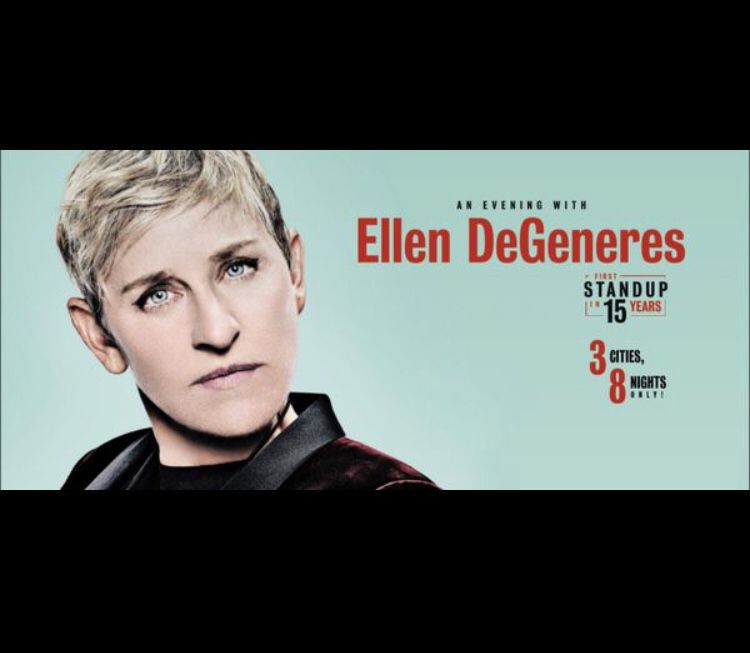 Ellen Degeneres ticket 8/22/18 8pm (awesome Seats) PDF/Mobile ticket transfer