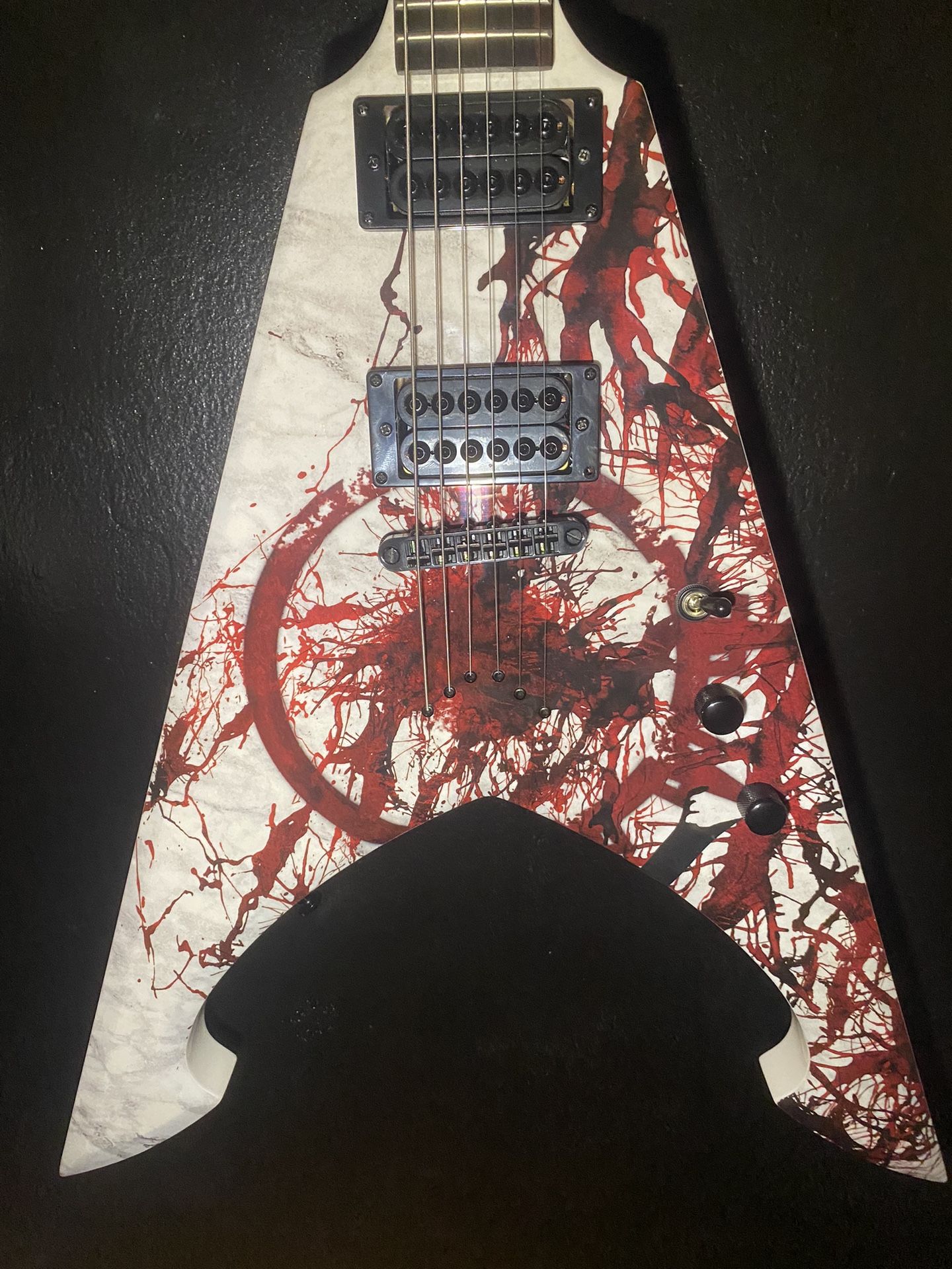 Dean Michael Amott signature splatter x tyrant
