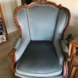 Louis XV Wing Back Chair 