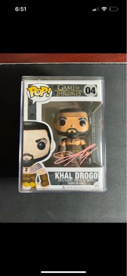 Khal Drogo Signed Funko Pop Twice