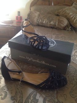 NEW black summer sandals