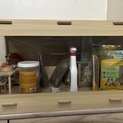 Hamster Cage + Accessories & Food