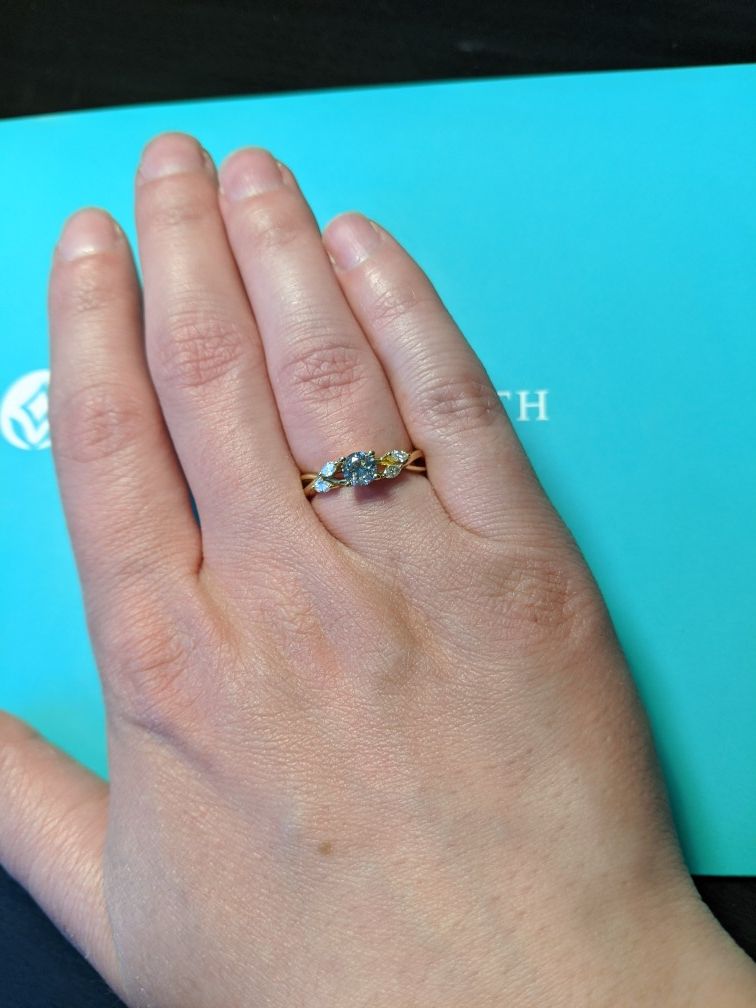 Brilliant Earth Willow Engagement Ring Size 4.25