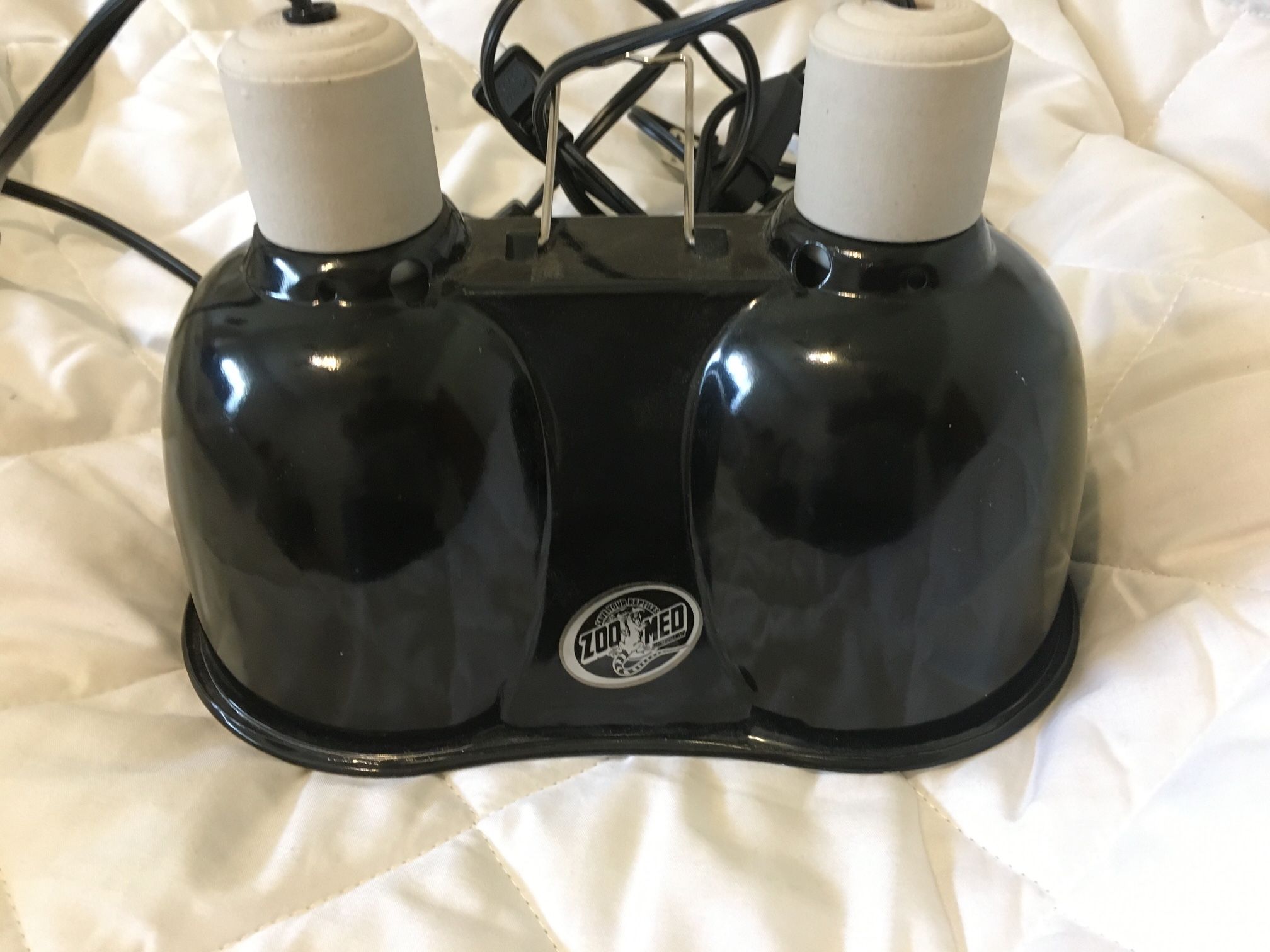 Zoomed Double Reptile Lamp W2 Lamps