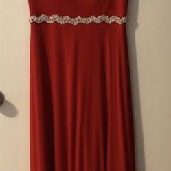 Red Formal Evening Dress 