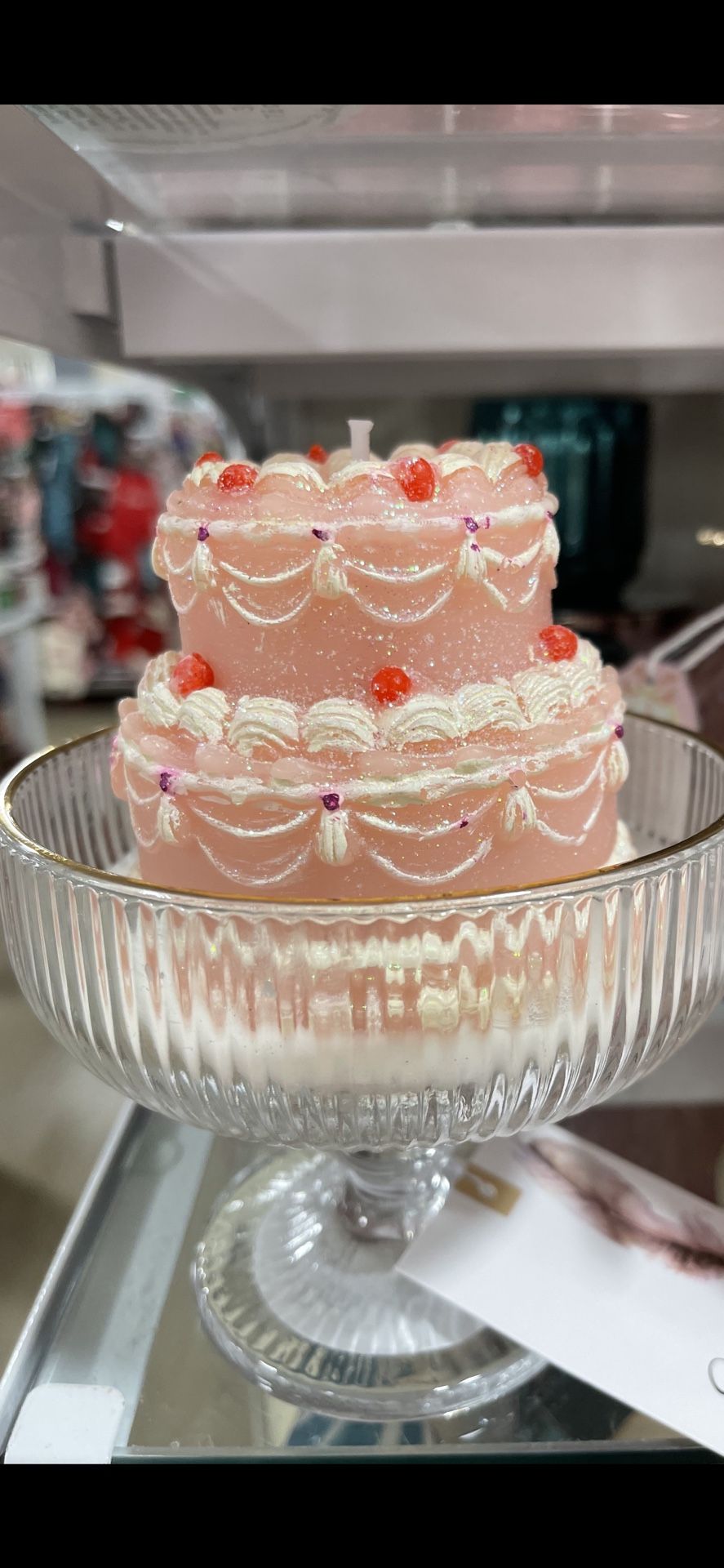Coquette Cake Candle