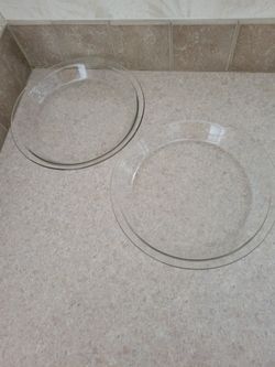 Pyrex 9" Clear Glass Round Pie Plate #209