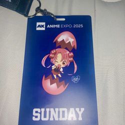 Anime Expo 2025 Sunday badge 